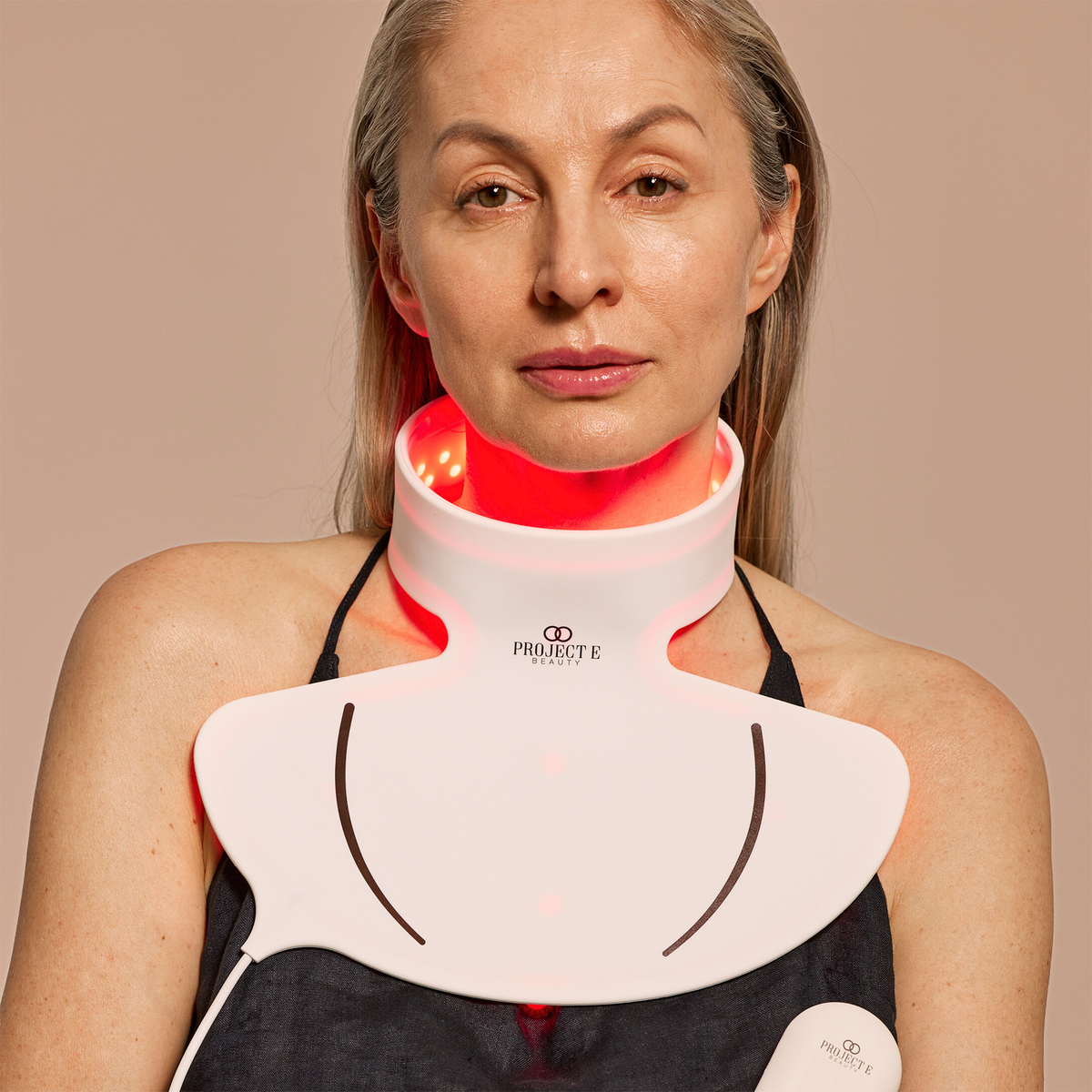 LumaLux Neck & Dec | Pro LED Red Light Therapy Mask | Project E Beauty