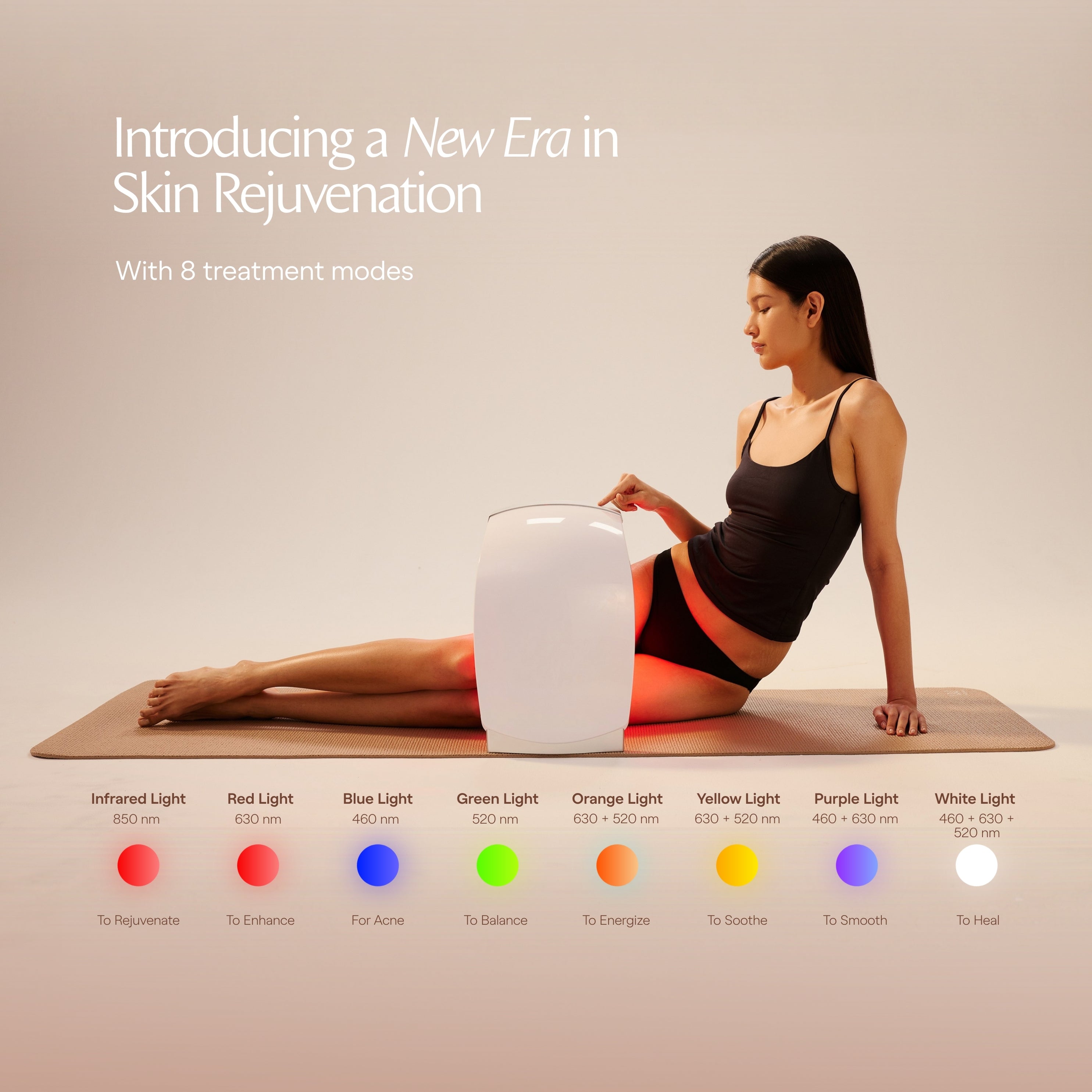 LumaLux Dome | Face & Body LED Red Light Therapy Device - Project E Beauty
